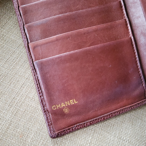 Authentic CHANEL vintage Caviar leather long wallet 4970715 (E05) - Picture 13 of 17